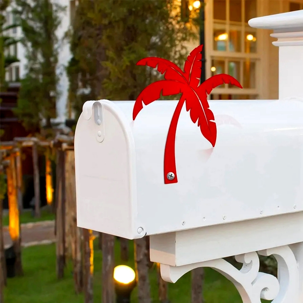 Mailbox "Palm Tree" Flag For Letter Delivery Notification - New